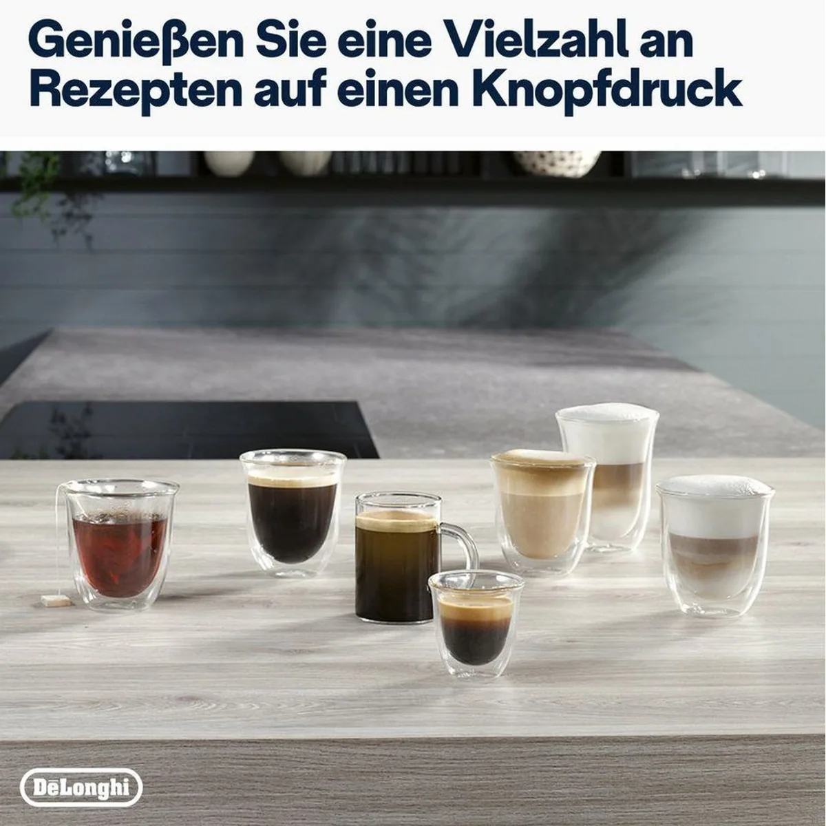 De'Longhi Magnifica Evo Next ECAM310.60.GB, 10 Rezepte, 3 Benutzerprofile, MyLatteFunktion 5