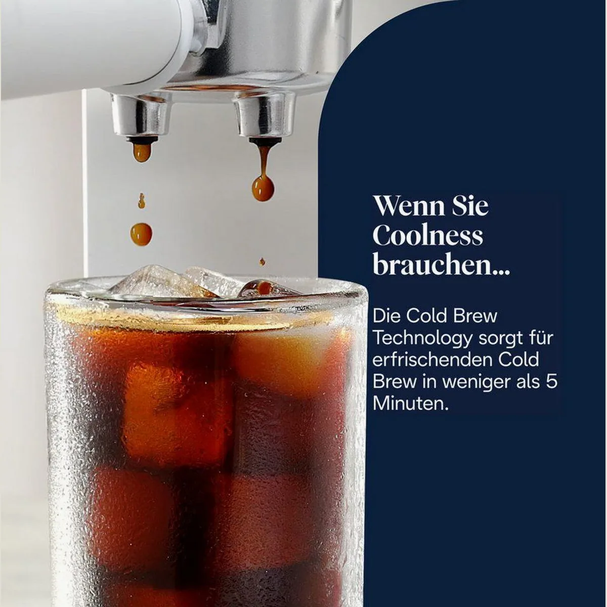 De'Longhi Dedica Duo EC890.WI, Espresso & Cold Brew, 15 Bar Druck 5
