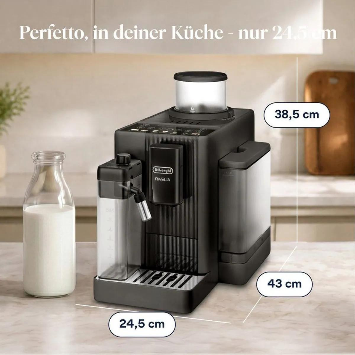 De'Longhi Rivelia EXAM420.55.BXL Kaffeevollautomat, 10 Rezepte & Cold Brew 2
