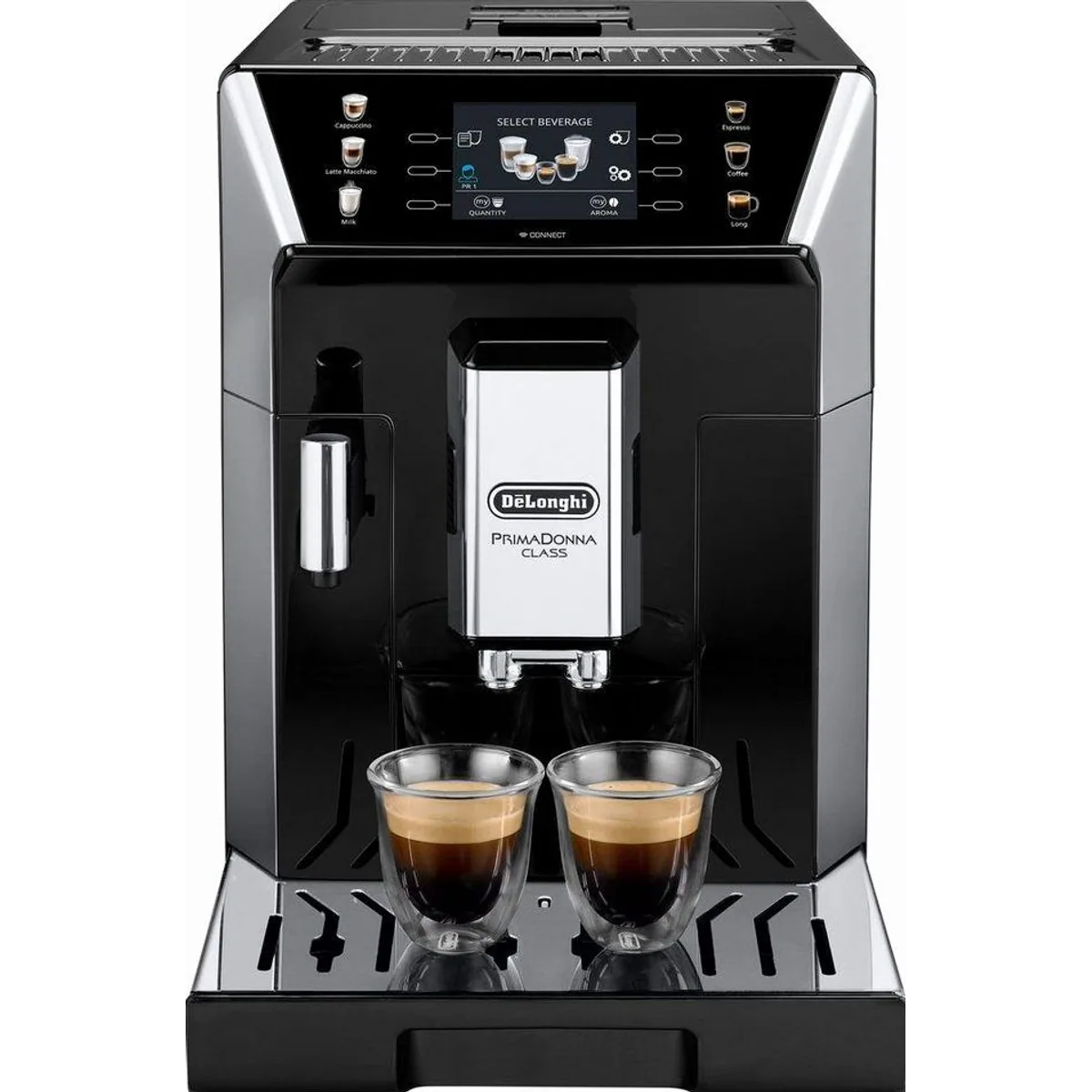 De'Longhi PrimaDonna Class ECAM550.65.SB, perfekter Milchschaum, 5 Kaffeestärken, 3,5'' TFT-Display 2