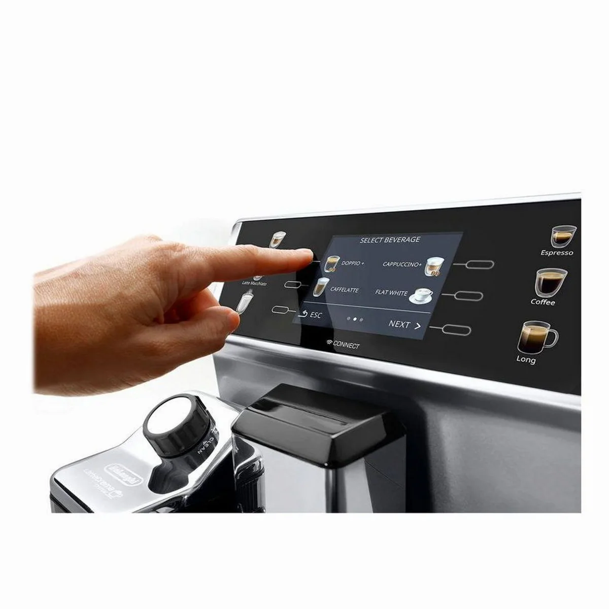 De'Longhi ECAM 550.85.MS PrimaDonna Class, perfekter Milchschaum, intuitive Bedienung, individuelle Getränkeanpassung 4