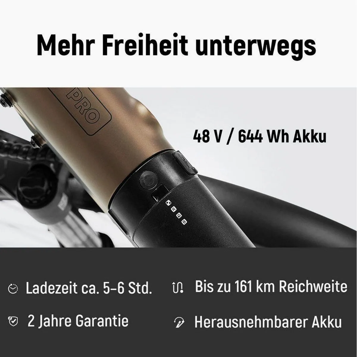 DERUIZ Quartz Pro E-Bike Cityrad, 644 Wh Akku, 100 Nm Mittelmotor, 9-Gang Shimano 3