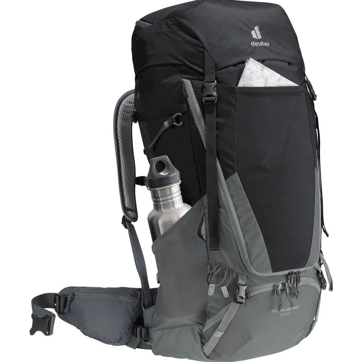 deuter Futura Air Trek 60 + 10 Wanderrucksack, optimaler Tragekomfort, stufenlose Anpassung, gute Belüftung