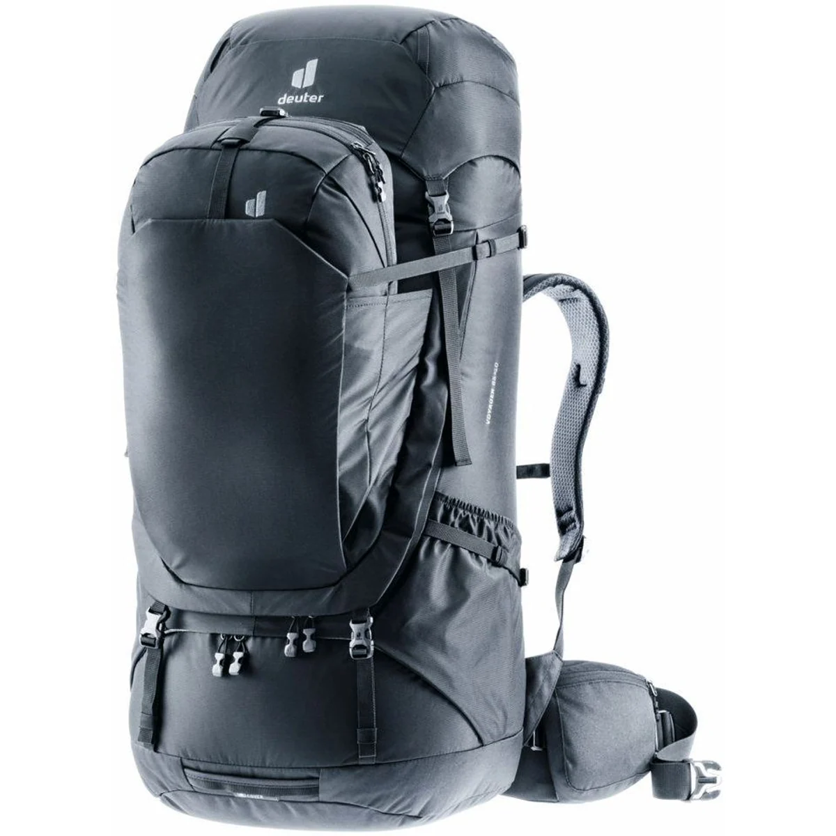 deuter Voyager 65+10 Reiserucksack, 75 Liter Volumen, 2-teiliges Set