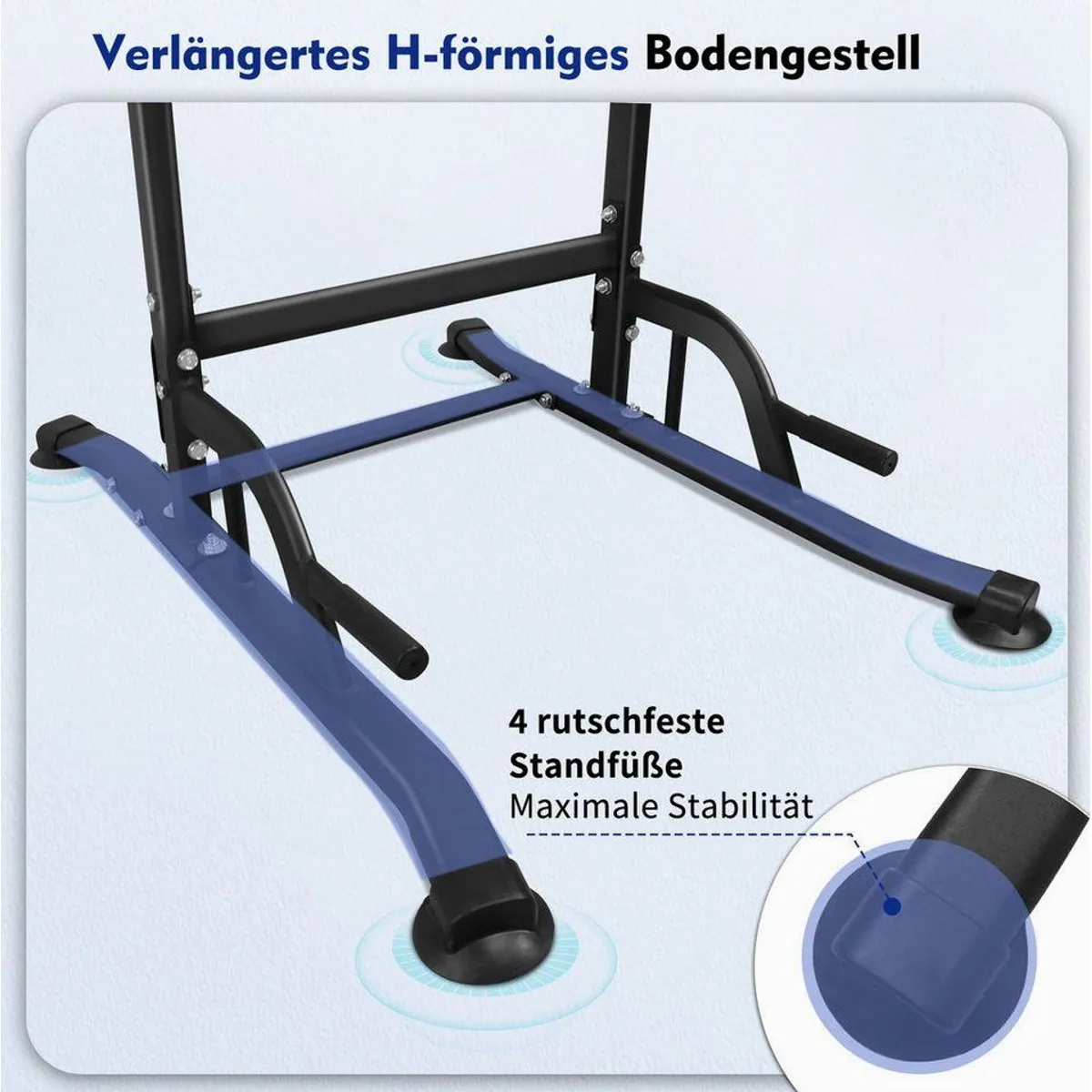 DH FitLife Kraftstation Power Tower, höhenverstellbar für effektives Ganzkörpertraining 5
