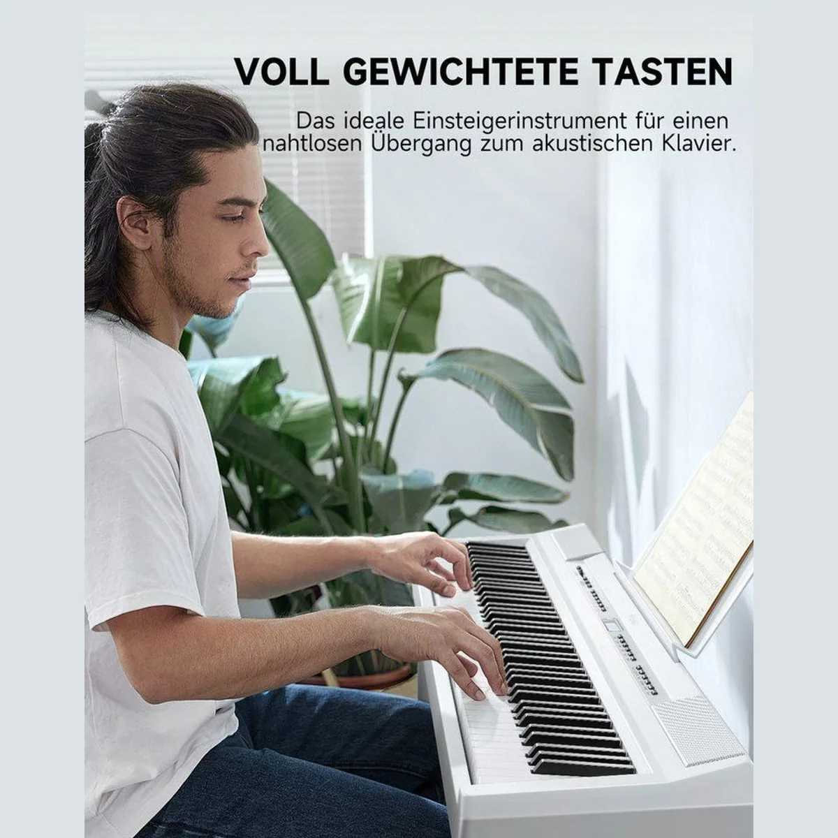 Donner DEP-20 Digitalpiano, 88 gewichtete Tasten, 238 Klänge — inkl. Ständer & 3-Pedal-Einheit 4