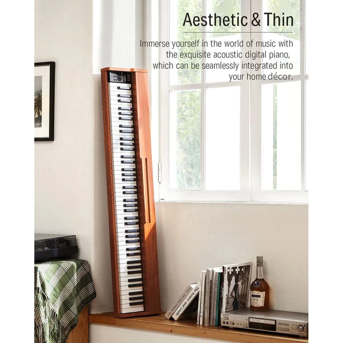 Donner DEP-1S E-Piano, 88 halbgewichtete Tasten, Bluetooth & Aufnahmefunktion 3