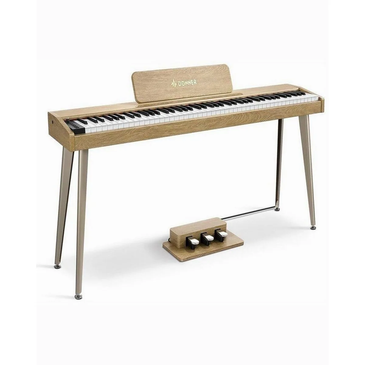 Donner DDP-60 Digitalpiano, 128 Stimmen, 83 Rhythmen, 88 halbgewichtete Tasten