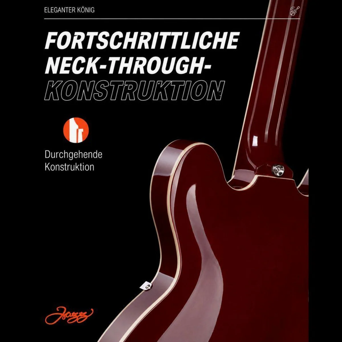 Donner DJP-1000 Semi-Hollow E-Gitarre, 70er-Jahre Sound, Coil-Split-Funktion 4