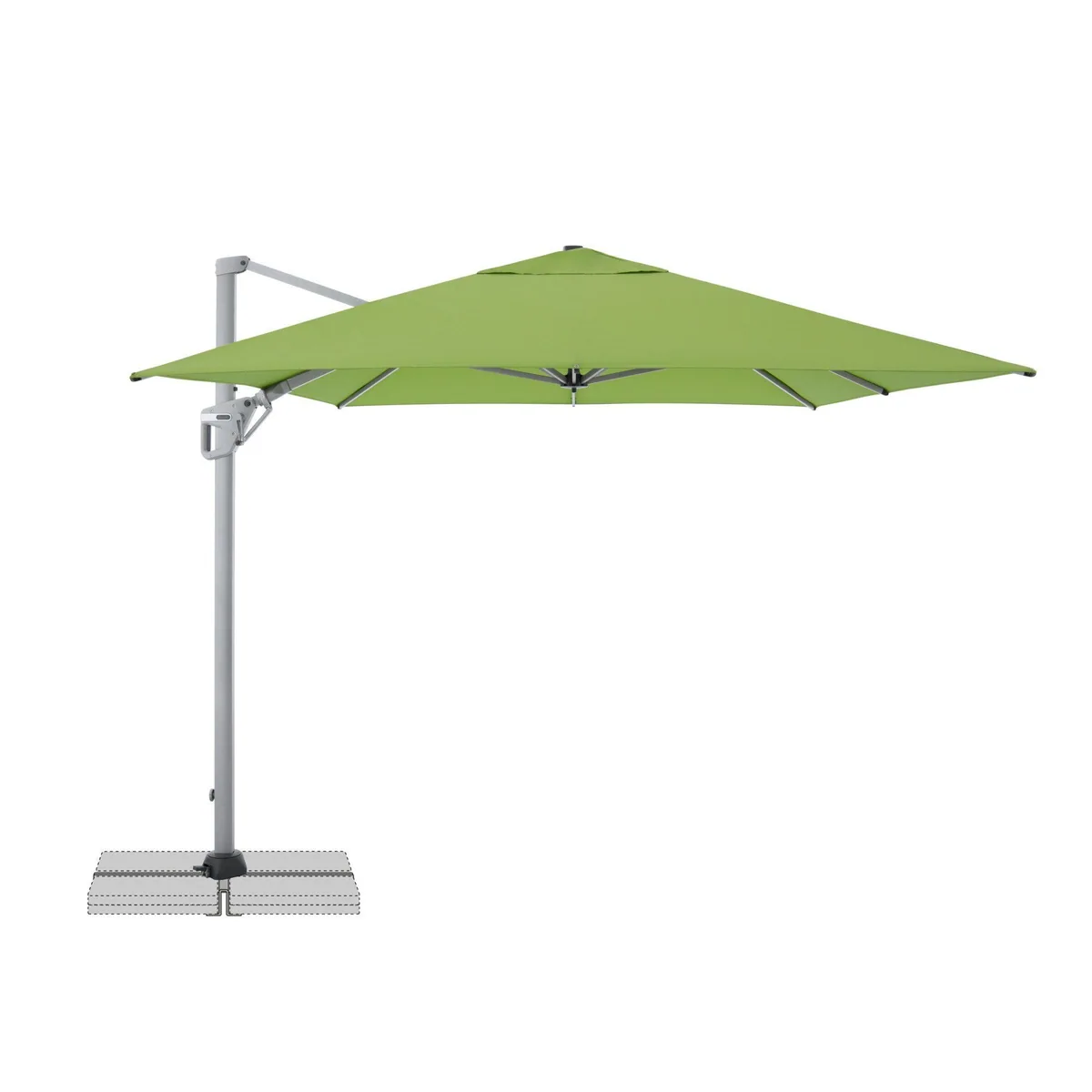 Doppler Ampelschirm Active Neo, 350x260cm, flexibel neigbar und drehbar