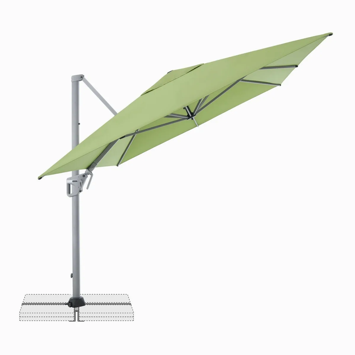 Doppler Ampelschirm Active Neo, 350x260cm, flexibel neigbar und drehbar 2
