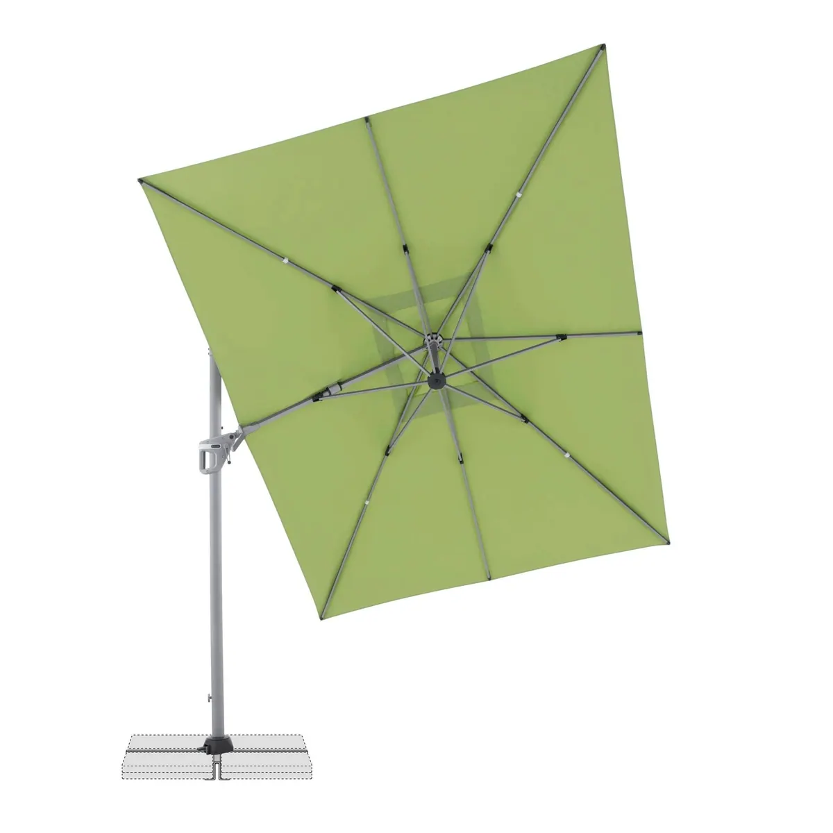 Doppler Ampelschirm Active Neo, 350x260cm, flexibel neigbar und drehbar 4