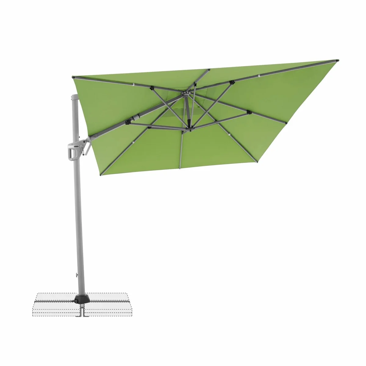 Doppler Ampelschirm Active Neo, 350x260cm, flexibel neigbar und drehbar 5