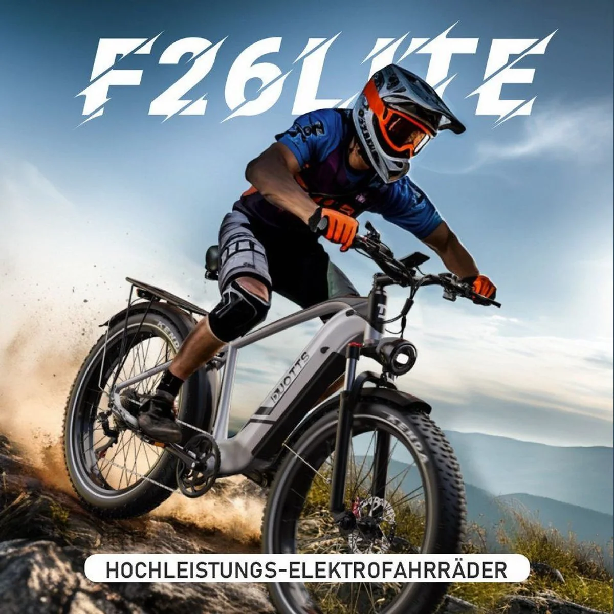 DUOTTS F26lite E-Bike, 100 km Reichweite, 250 W Motor, Shimano 7-Gang 3