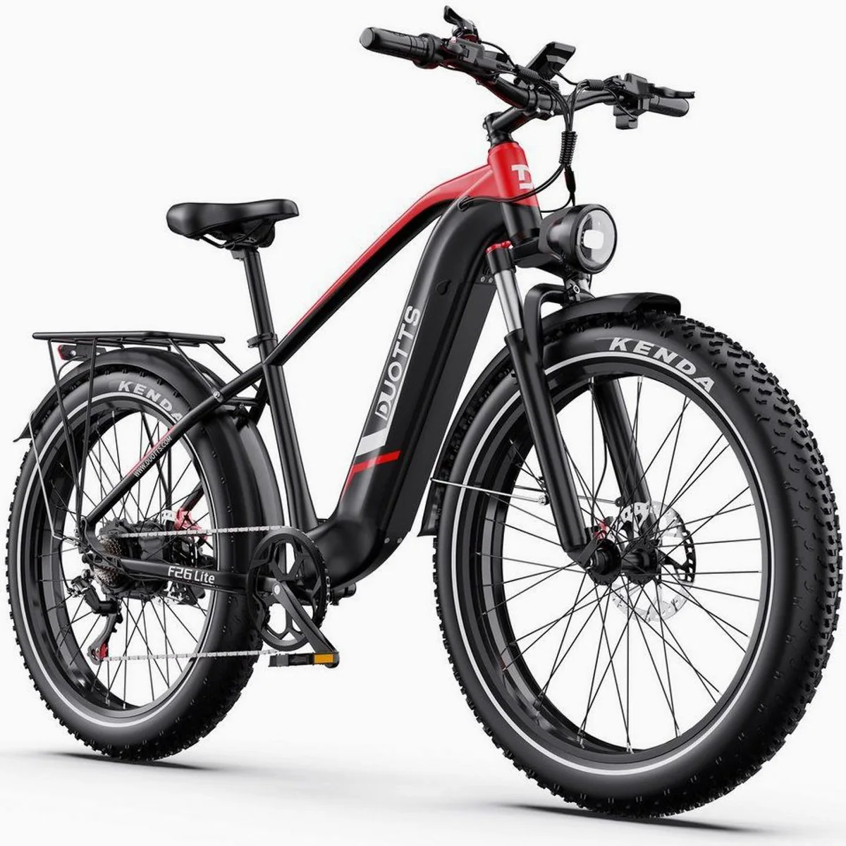 DUOTTS E-Bike F26lite Pedelec, 100 km Reichweite, 250 W Motor, Hydraulik-Bremsen