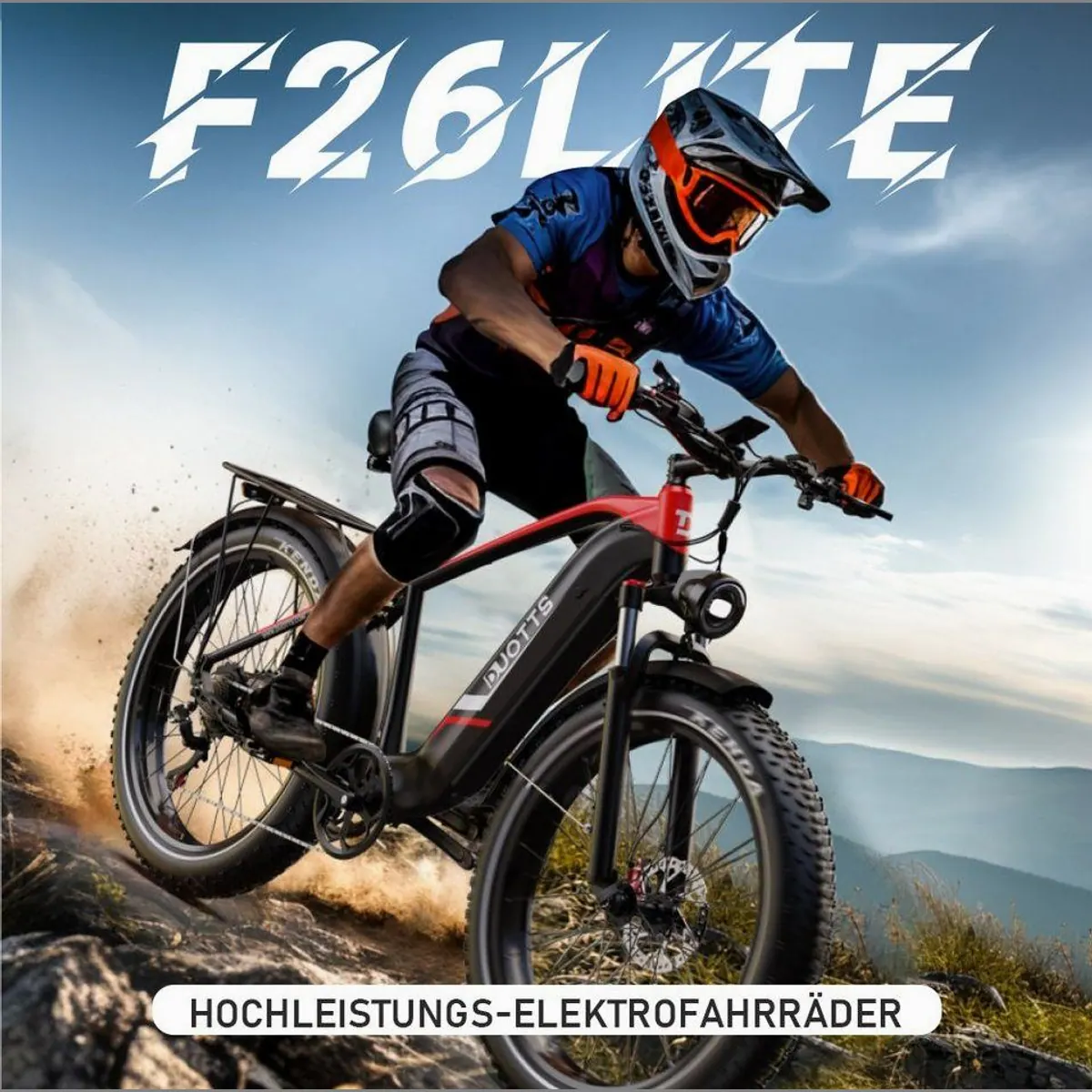 DUOTTS E-Bike F26lite Pedelec, 100 km Reichweite, 250 W Motor, Hydraulik-Bremsen 3