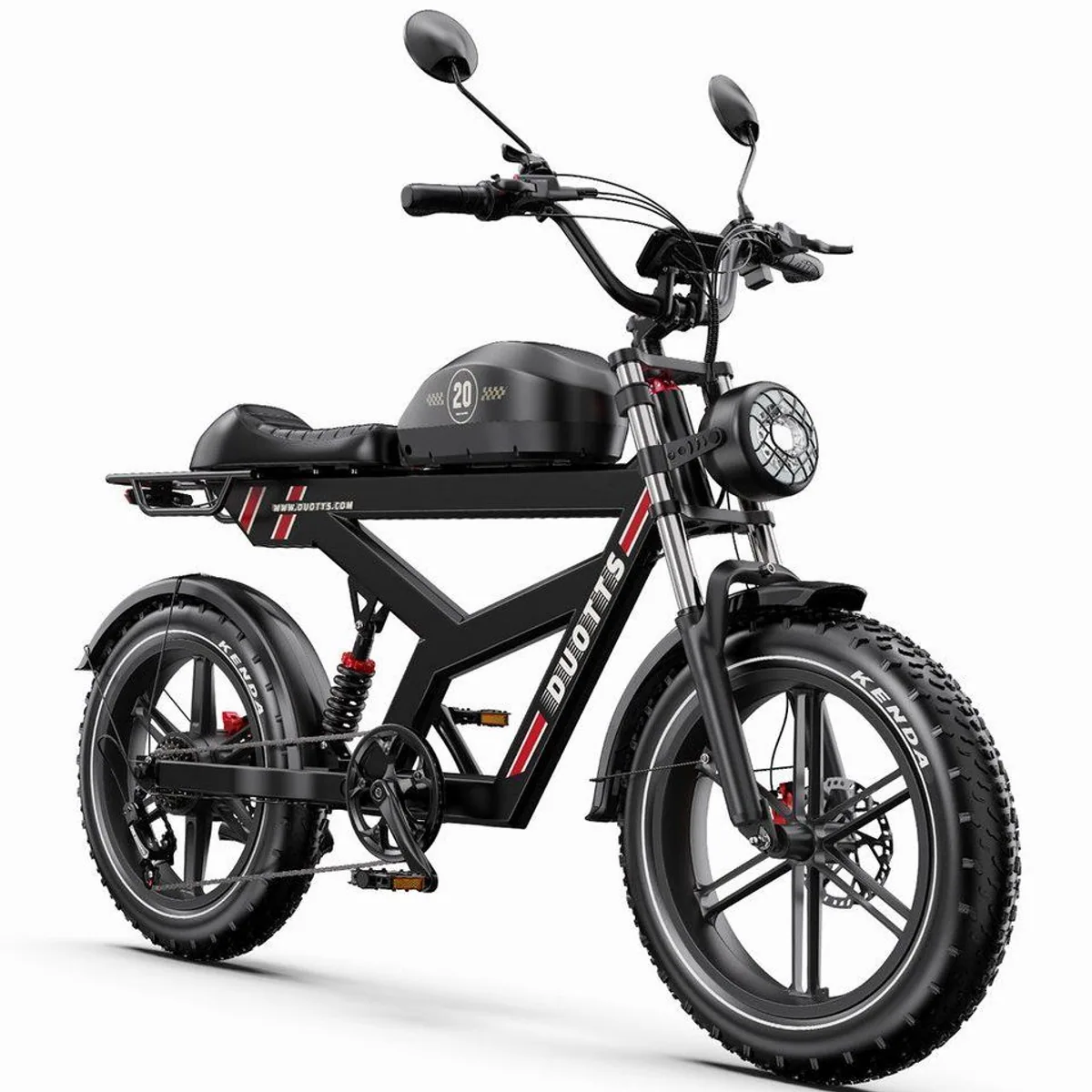 DUOTTS F20 E-Bike, 140 km Reichweite, 250W Motor, APP-Sicherheit 2