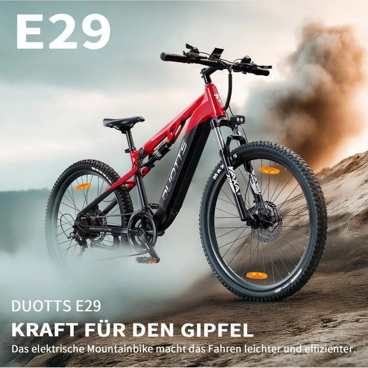 DUOTTS E29 E-Bike Cityrad, 648 Wh Akku, 14-Gang Shimano, IPX4-Schutz 2