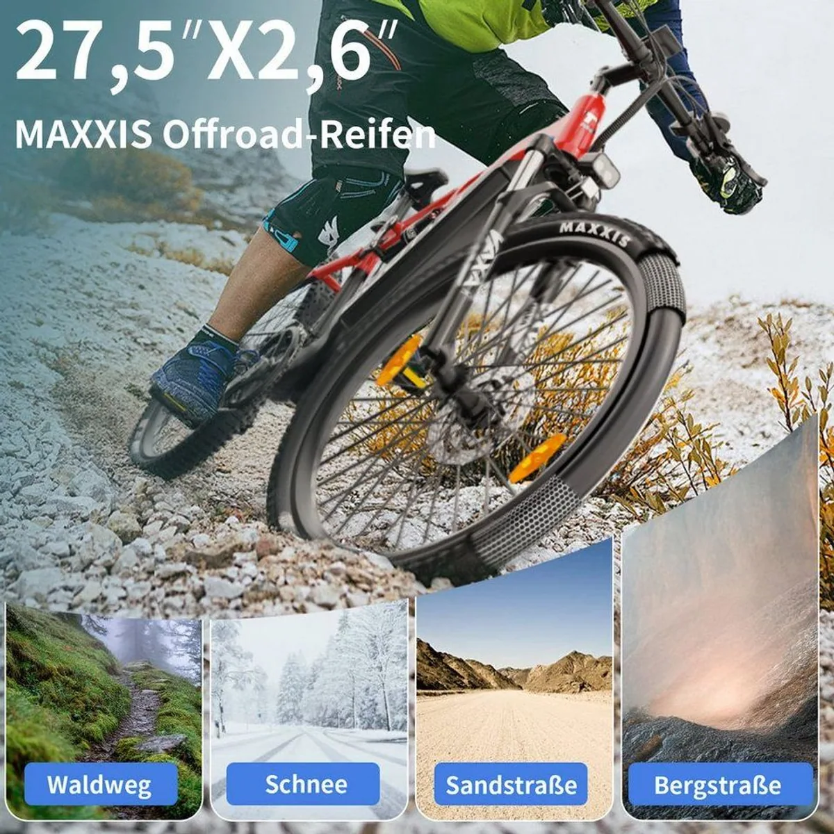 DUOTTS E29 E-Bike Cityrad, 648 Wh Akku, 14-Gang Shimano, IPX4-Schutz 5