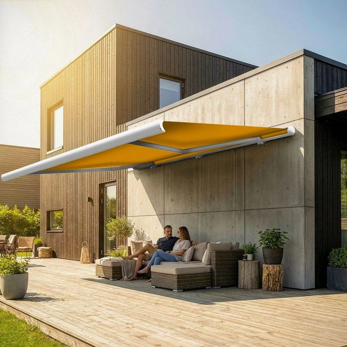 Eclipse Kassettenmarkise elektrisch, UV-Schutz 50+, smarte Steuerung 2