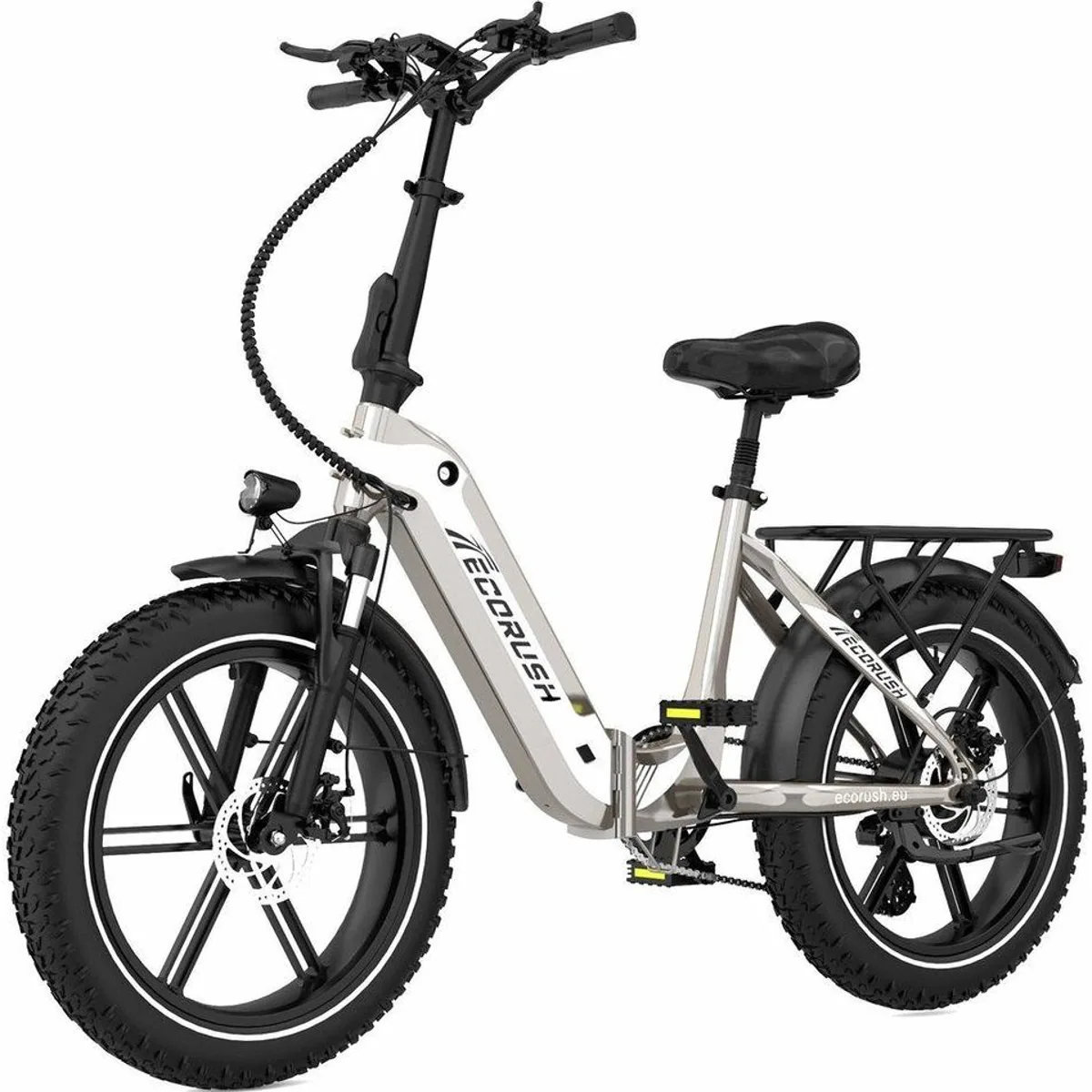 ECORUSH R2 E-Bike Faltrad, 20 Zoll, 60-100 km Reichweite