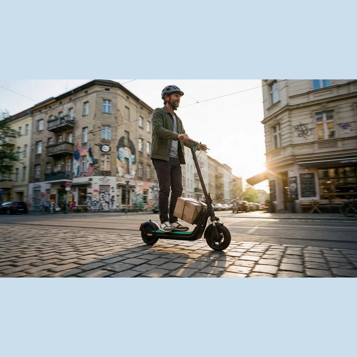 Egret E-Scooter Unit, hohe Reichweite, integrierte Federung, stabile Bauweise 4