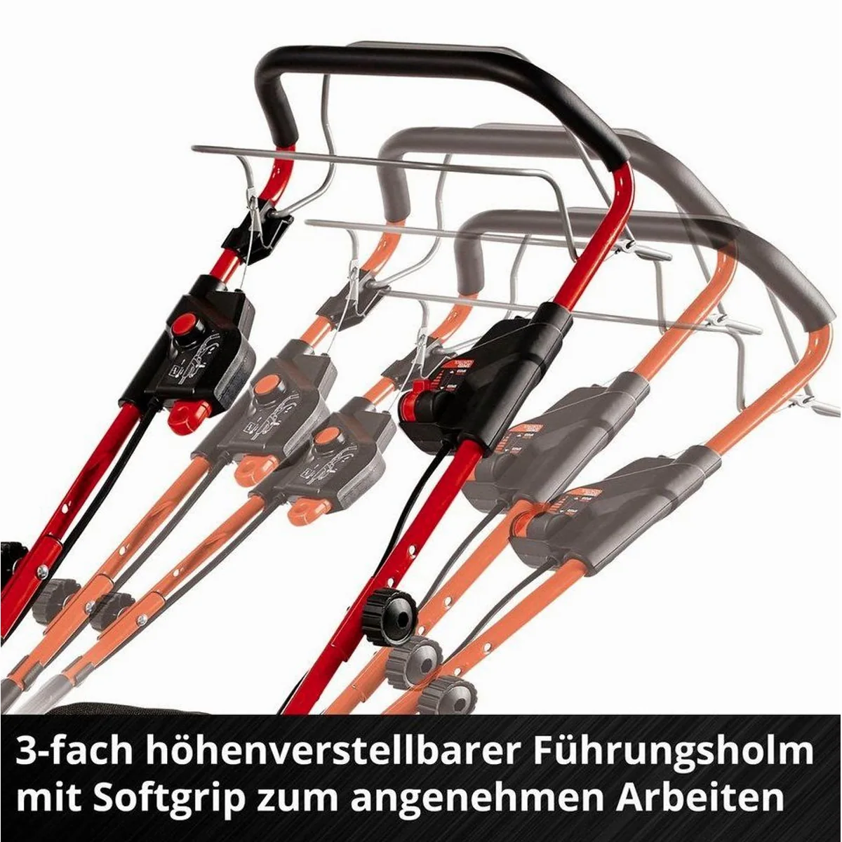 Einhell GP-CM 36/47 S HW Li Rasenmäher, 47 cm Schnittbreite, 4 Akkus inklusive 4