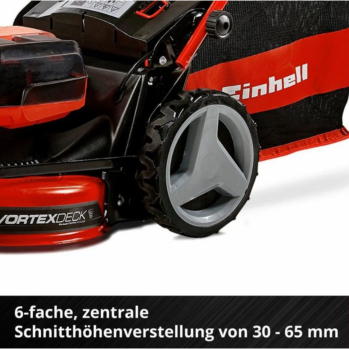 Einhell GP-CM 36/47 S HW Li Rasenmäher, 47 cm Schnittbreite, 4 Akkus inklusive 5