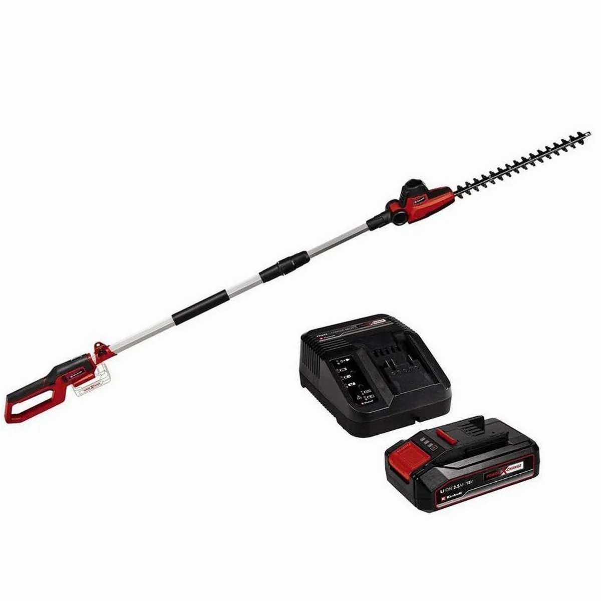 Einhell GC-HH 18/45 Li T Akku-Heckenschere, Teleskopierbar & Verstellbarer Griff