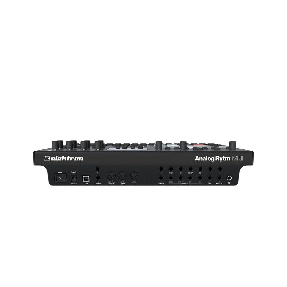Elektron Analog Rytm MKII Black, hybride Klangerzeugung, 12 Tracks, 8 Stimmen 3