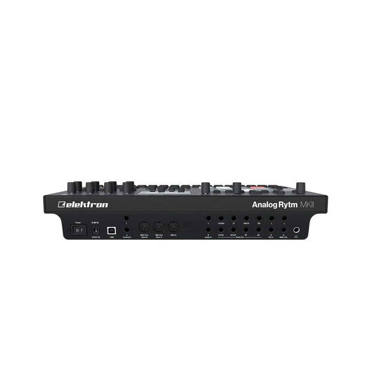 Elektron Analog Rytm MKII Black, hybride Klangerzeugung, 12 Tracks, 8 Stimmen 5