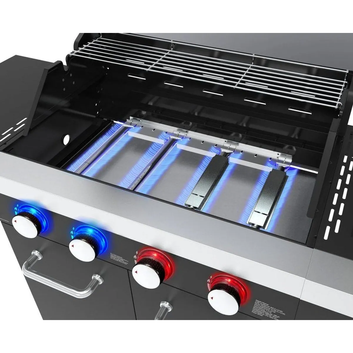 El Fuego Kingsten Gasgrill, 4 + 1 Brenner, inkl. Zubehör 5