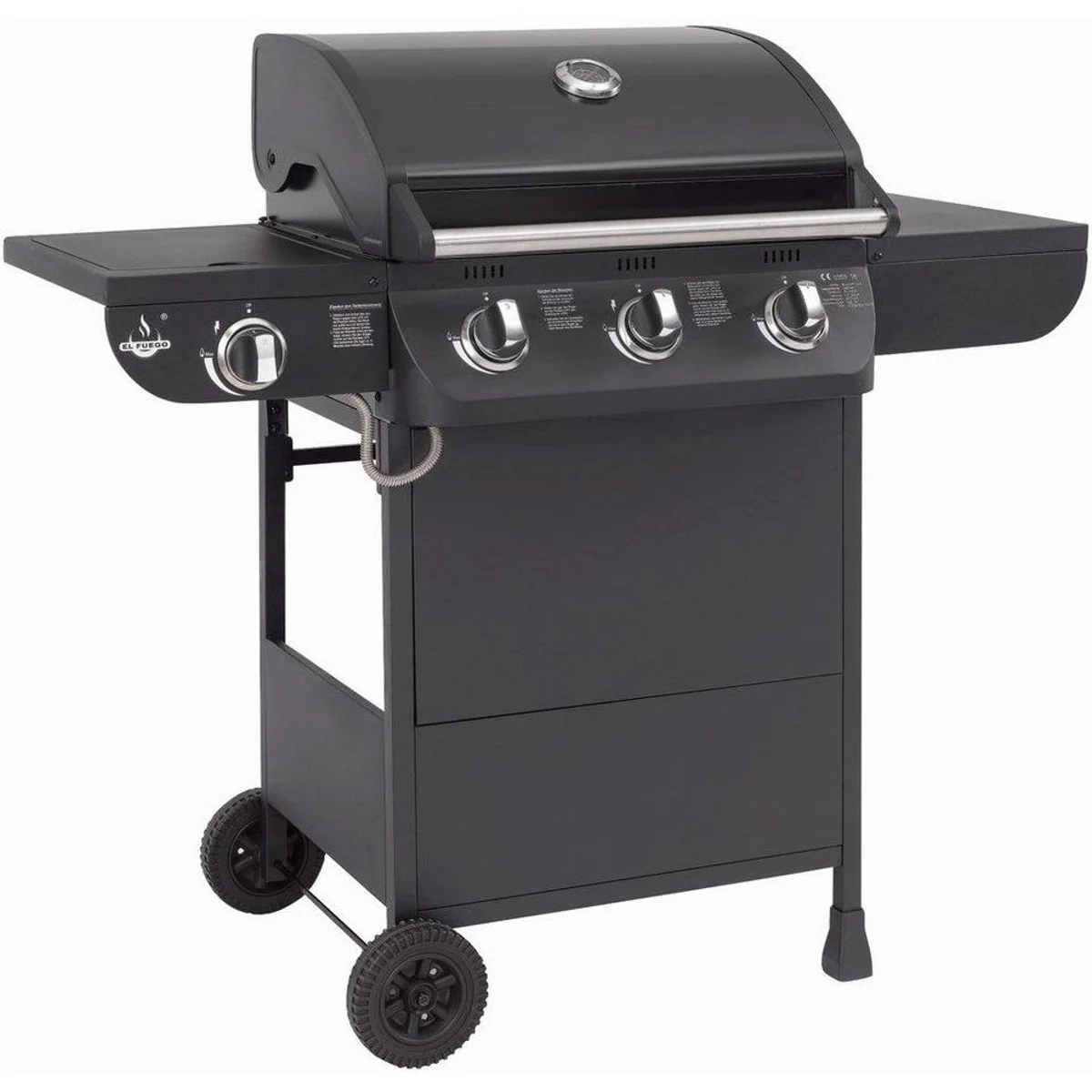 El Fuego Columbus 3+1 Gasgrill, vielseitig, robust, platzsparend 2