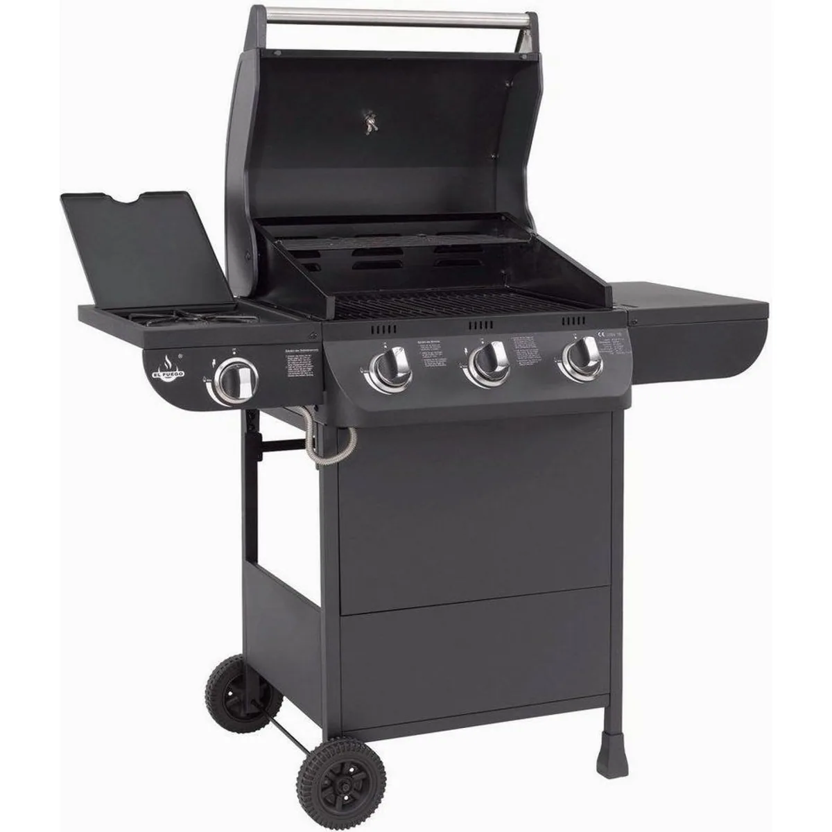 El Fuego Columbus 3+1 Gasgrill, vielseitig, robust, platzsparend 3
