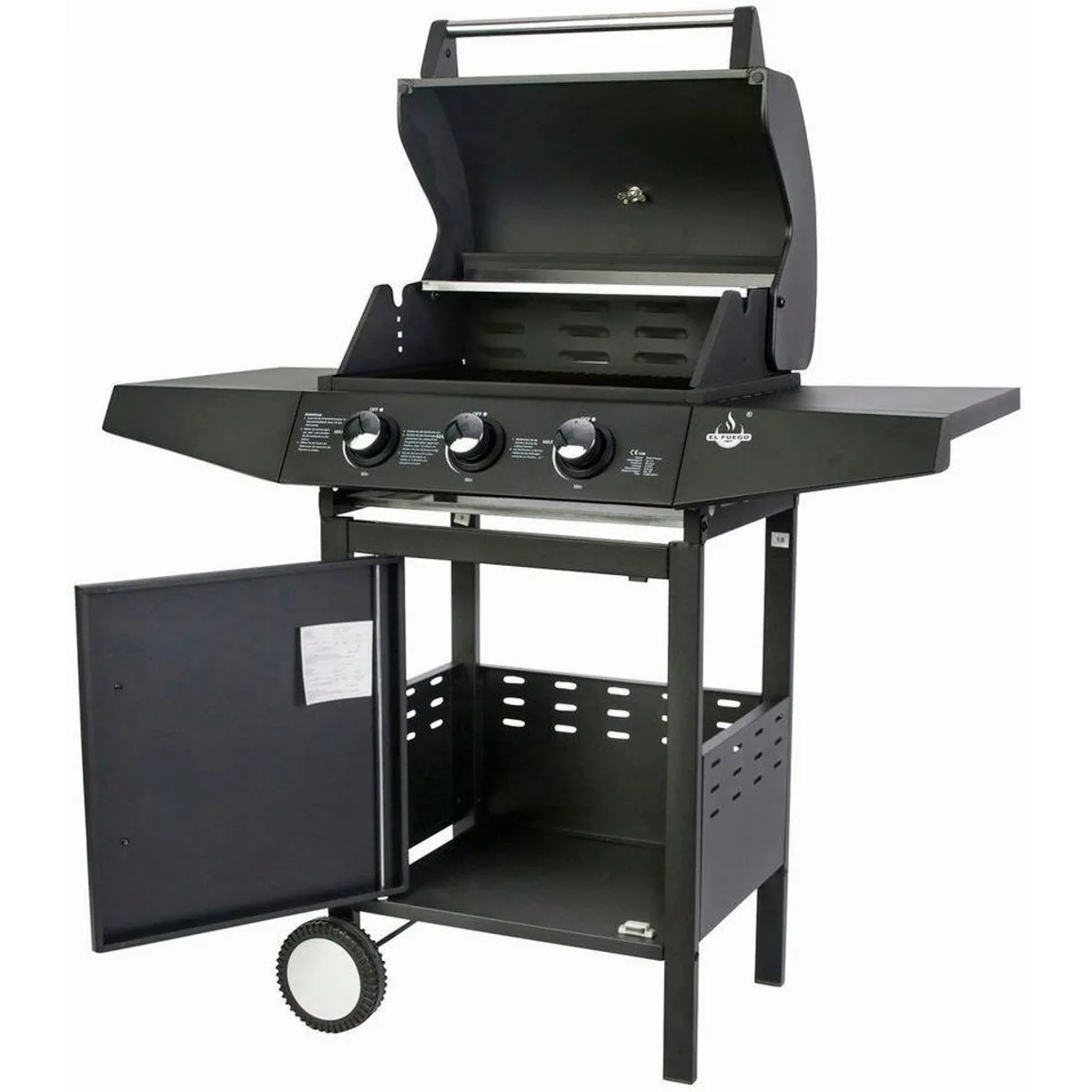 El Fuego San Angelo Gasgrill, kompakt und leistungsstark 3