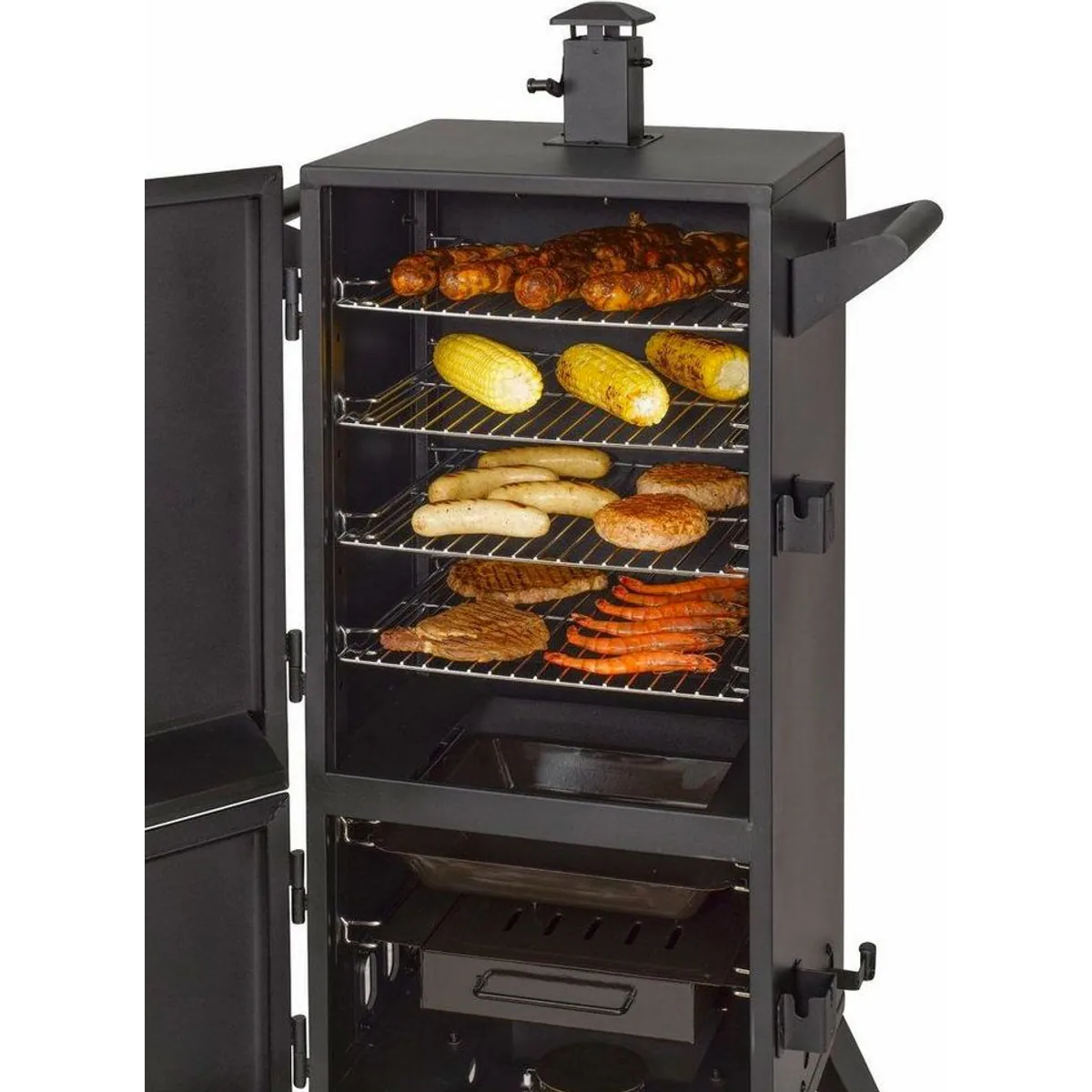 El Fuego Portland XL Gas-Räucherofen, großzügige Grillfläche, vielseitig einsetzbar 4