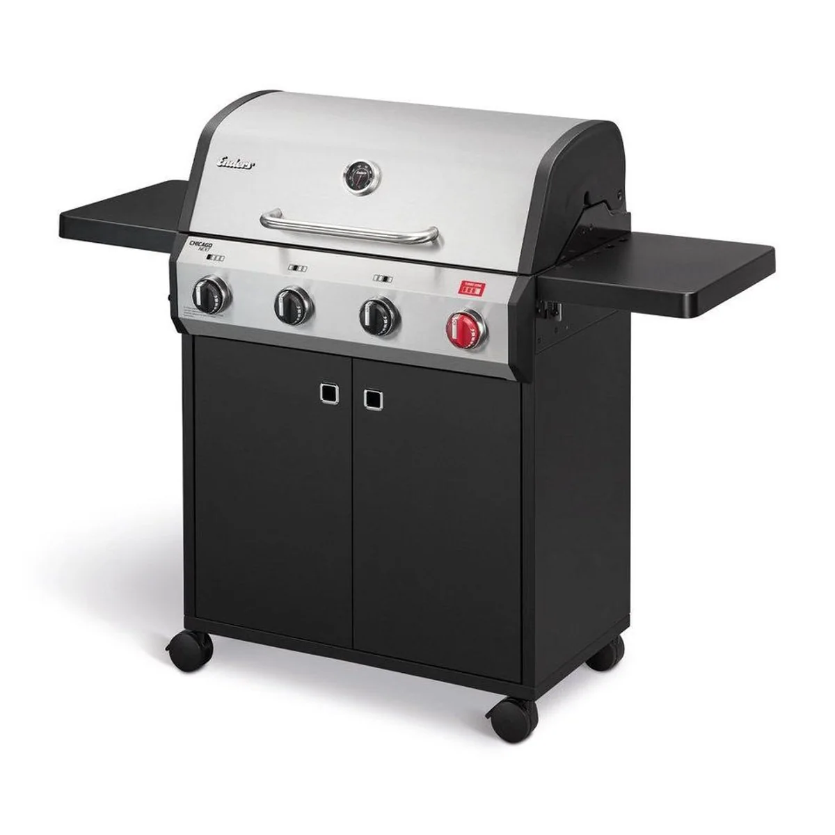 Enders Chicago Next 4 R Turbo Gasgrill, 4 Edelstahlbrenner, Wetterschutzhülle, einfache Reinigung 2