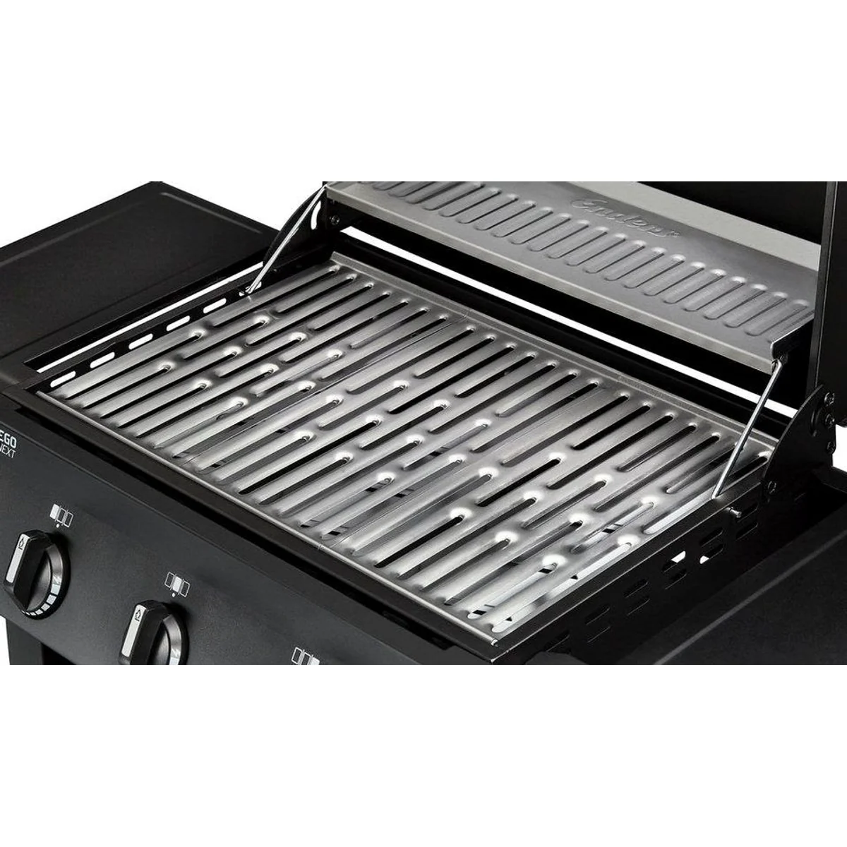 Enders San Diego Next 3 Gasgrill, 6,75 kW Leistung, Edelstahl-Grillrost, mitschwingendes Warmhalterost 4
