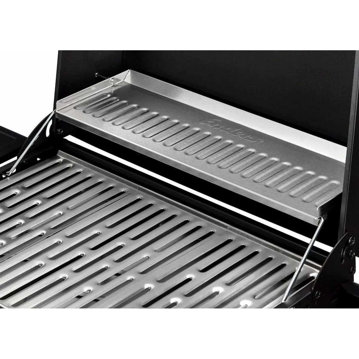 Enders San Diego Next 3 Gasgrill, 6,75 kW Leistung, Edelstahl-Grillrost, mitschwingendes Warmhalterost 5