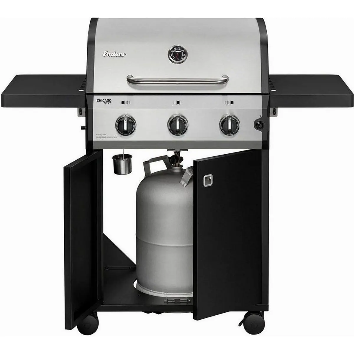 Enders Gasgrill Chicago Next 3, vielseitig, leistungsstark, einfache Reinigung 5