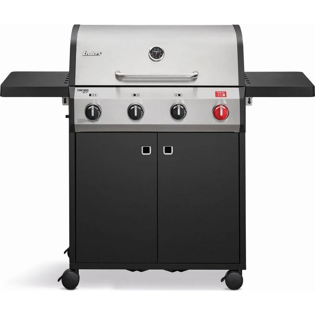 Enders Gasgrill Chicago Next 4 R Turbo, 4 Brenner, Turbo Zone, SWITCH GRID-System