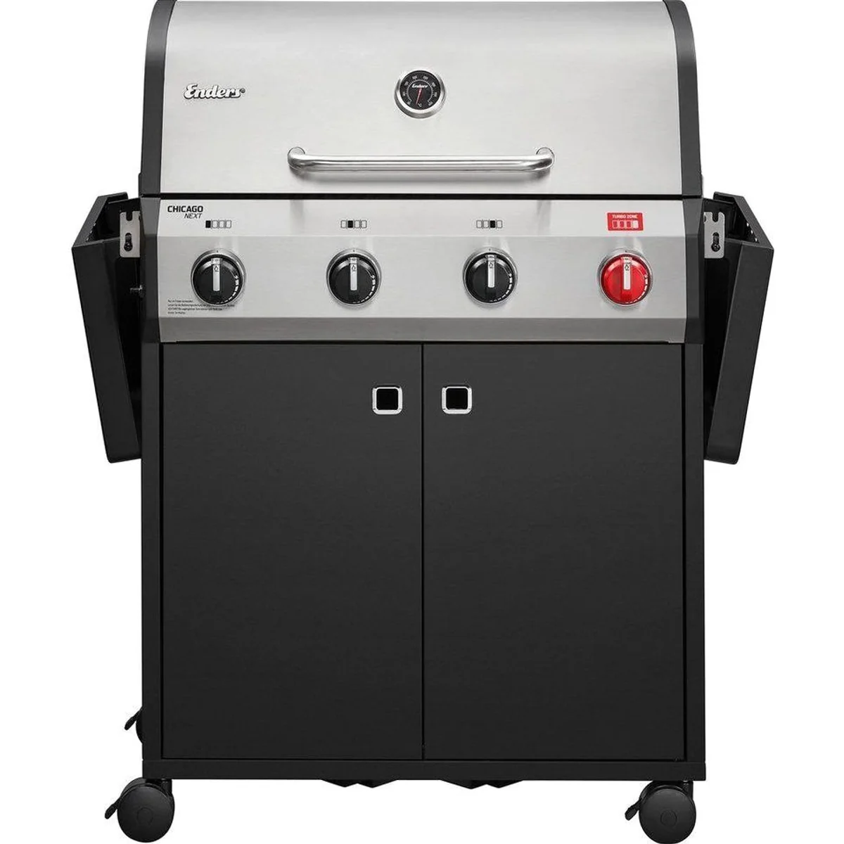 Enders Gasgrill Chicago Next 4 R Turbo, 4 Brenner, Turbo Zone, SWITCH GRID-System 2