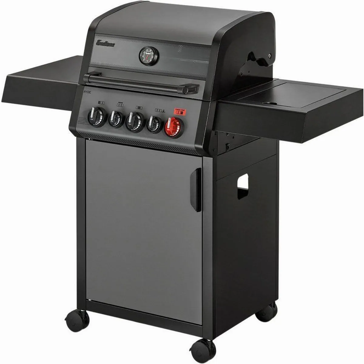 Enders HYDE 3 SIKR Gasgrill, Turbo-Zone, Infrarot-Backburner, Sichtfenster