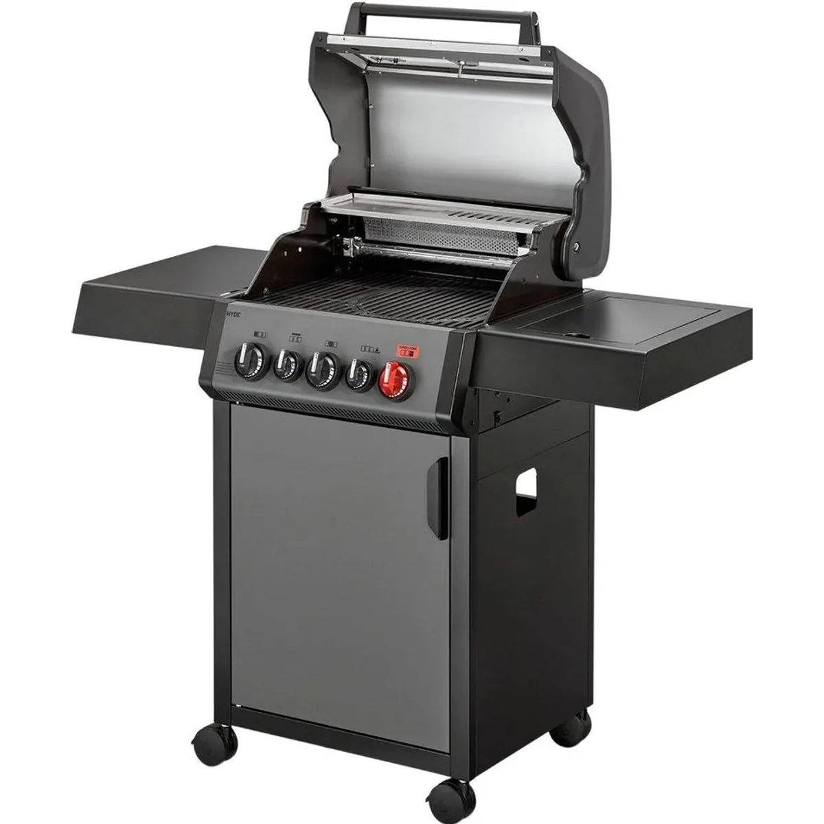 Enders HYDE 3 SIKR Gasgrill, Turbo-Zone, Infrarot-Backburner, Sichtfenster 3