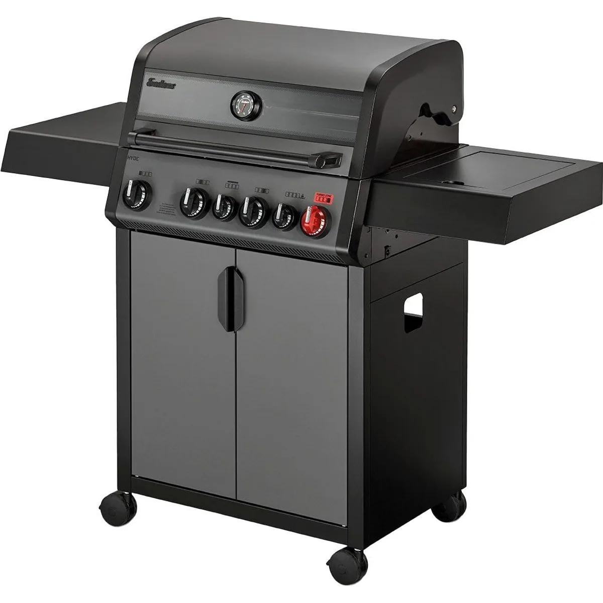 Enders Gasgrill Hyde 4 SIKR Turbo, 800 °C Turbo Zone, Infrarot-Backburner