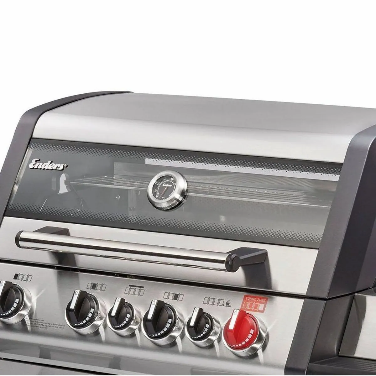 Enders Gasgrill Monroe Pro 4 SIK Turbo, 4 Brenner, Edelstahl, Turbo Zone 2