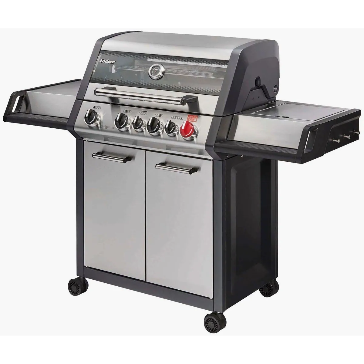 Enders Gasgrill Monroe Pro 4 SIK Turbo, vielseitig, leistungsstark, einfach zu reinigen