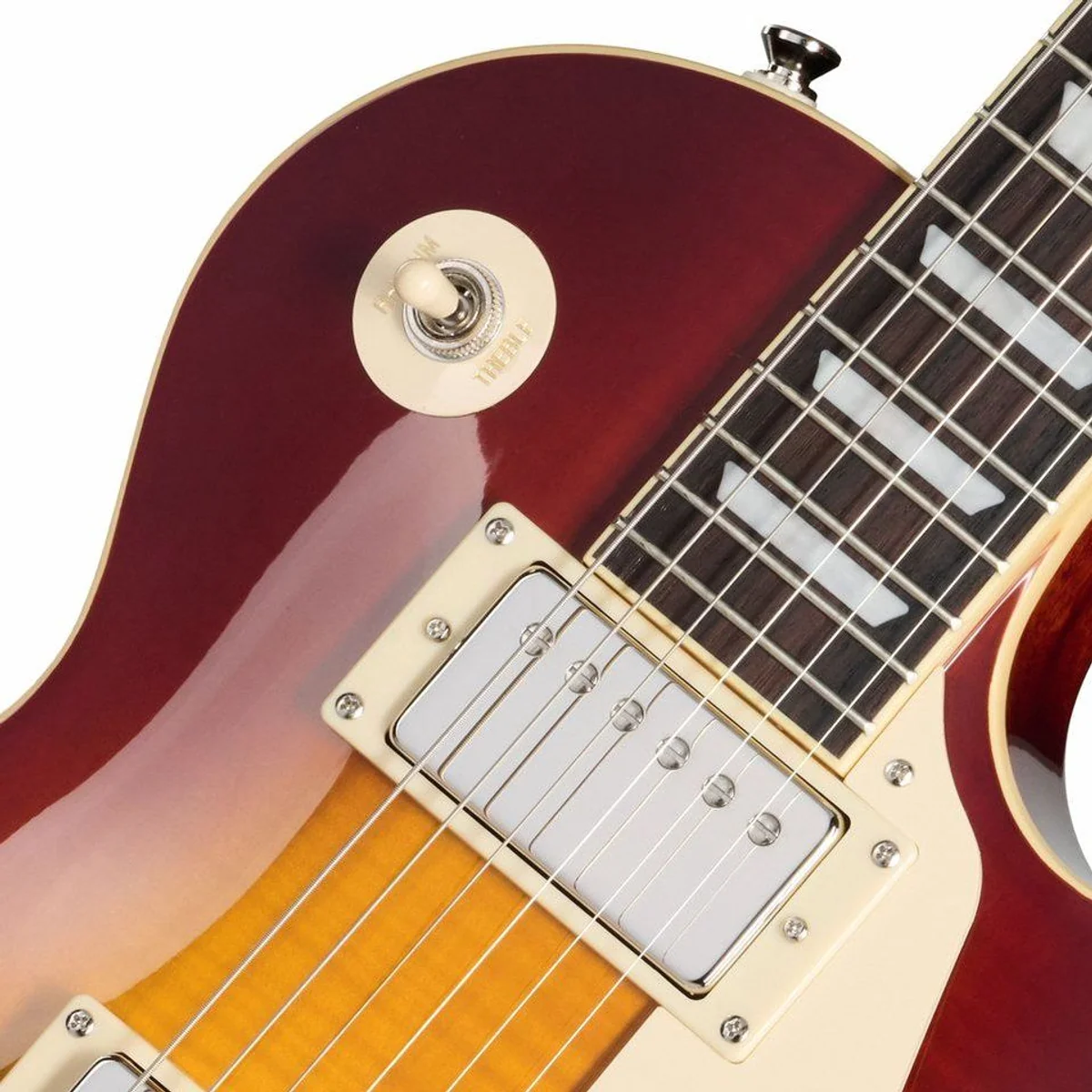Epiphone Les Paul Standard 60s Iced Tea Burst, Mahagoni-Korpus, ProBucker-Tonabnehmer 5
