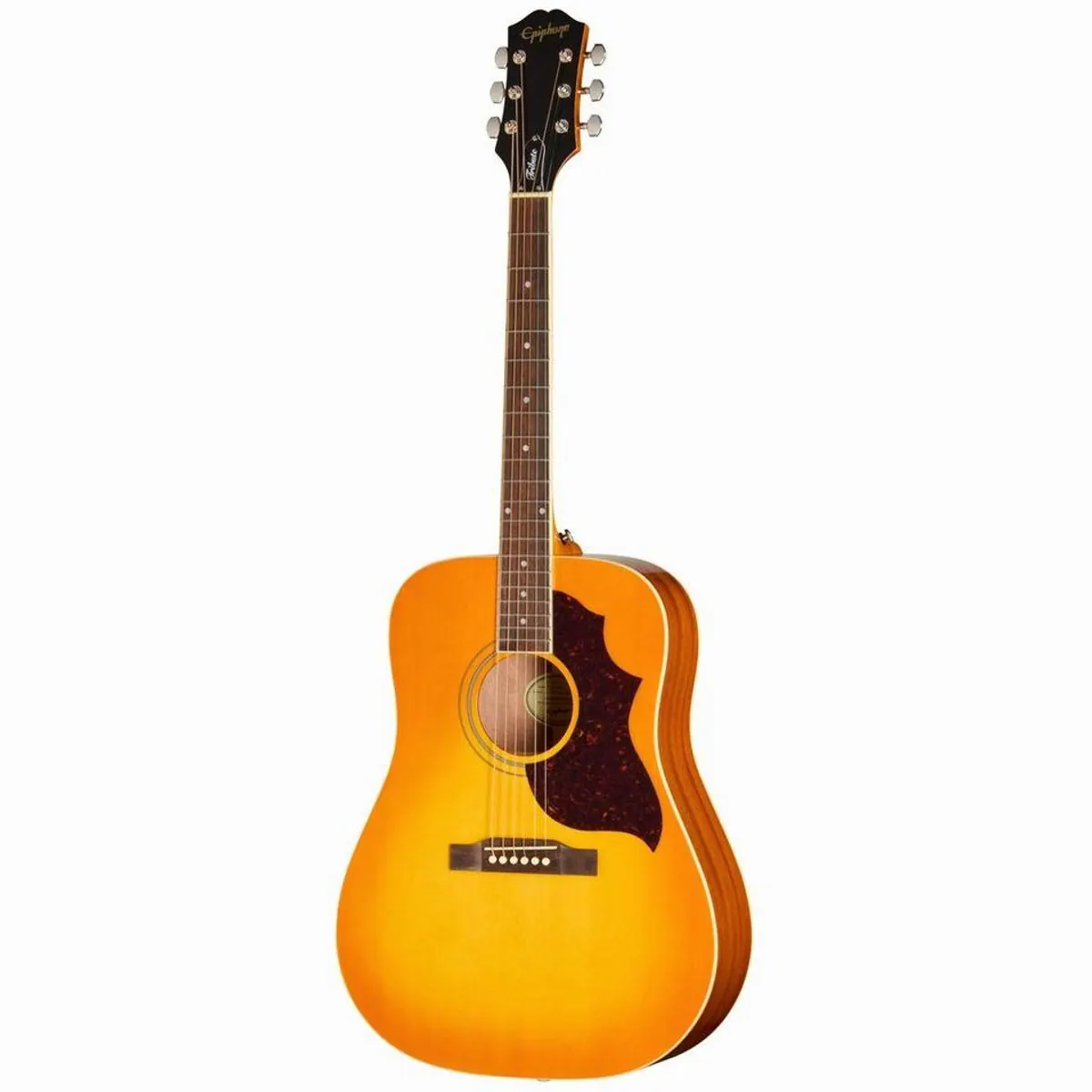 Epiphone Hummingbird Tribute Westerngitarre, kraftvoller Klang, elegantes Design, Dreadnought-Format