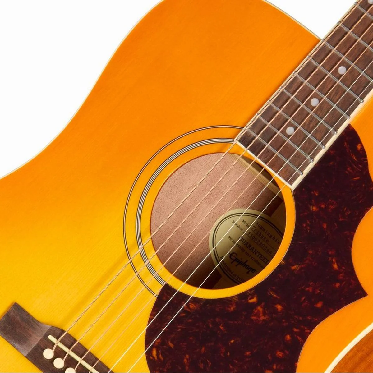 Epiphone Hummingbird Tribute Westerngitarre, kraftvoller Klang, elegantes Design, Dreadnought-Format 4